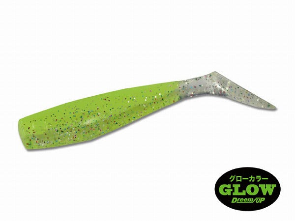 Dream Up Dream Shad 3.5 inch #13 Panic Chart Glow