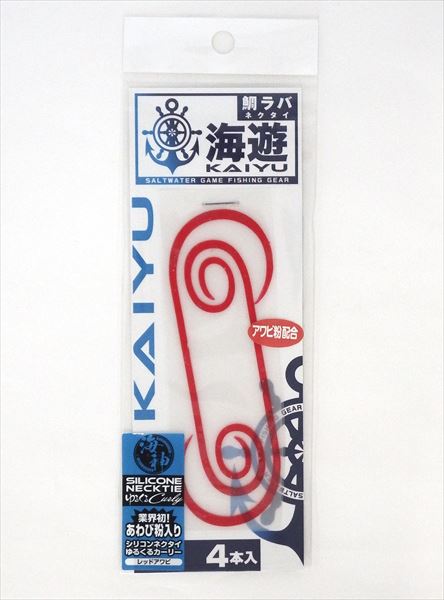 Kaiyuu Tairaba Tairaba Kaishin Silicone Necktie Yurukuru Curly Red Abalone