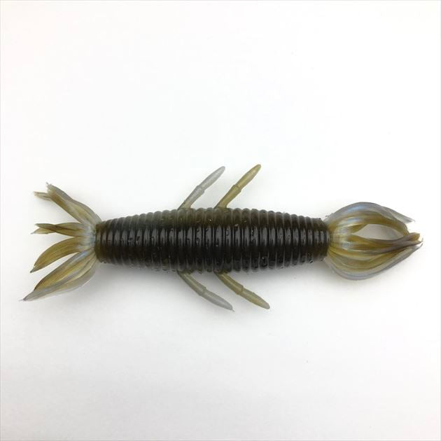 IMAKATSU Worm Flash Shrimp 3 inch (Eco Friendly) #S-234 Clear Green Pumpkin Blue Pearl Berry