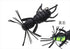 IMAKATSU Worm Baby Super Spider (Eco-Friendly Product) #S-60 Black Spider