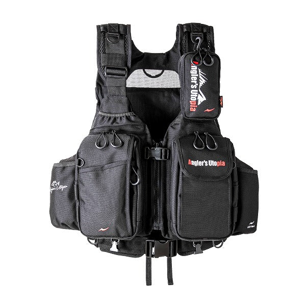 APIA Life Jacket Angler's Support Vest Ver.4 Black