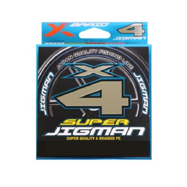 X-braid PE line X-braid Super Jigman X4 600m 18lb (No. 1)