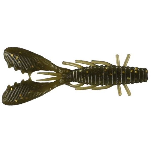 Hide Up Worm Stagger Claw 3.3 inches #247 Green Pan Gold