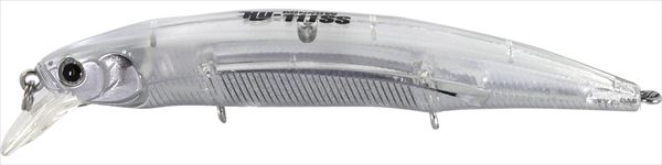 Hide Up Seabass Lure HU Minnow 111SS 33g Sinking #S-41 Clear Silver