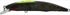 Hide Up Seabass Lure HU Minnow 77SP Salt Color #S-40 Temptation Black