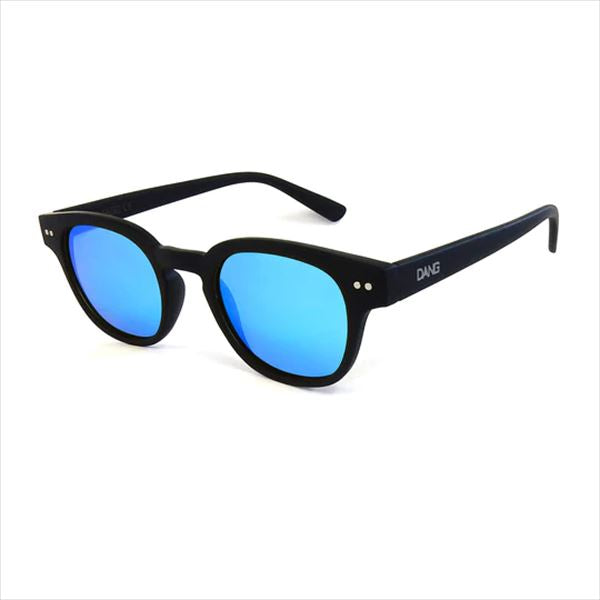 DANG SHADES Dan Shady's Polarized Glasses SELECT Black Soft x Blue Polarized