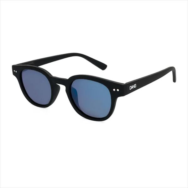 DANG SHADES Dan Shady's Polarized Glasses SELECT Black Soft x Blue Mirror Polarized