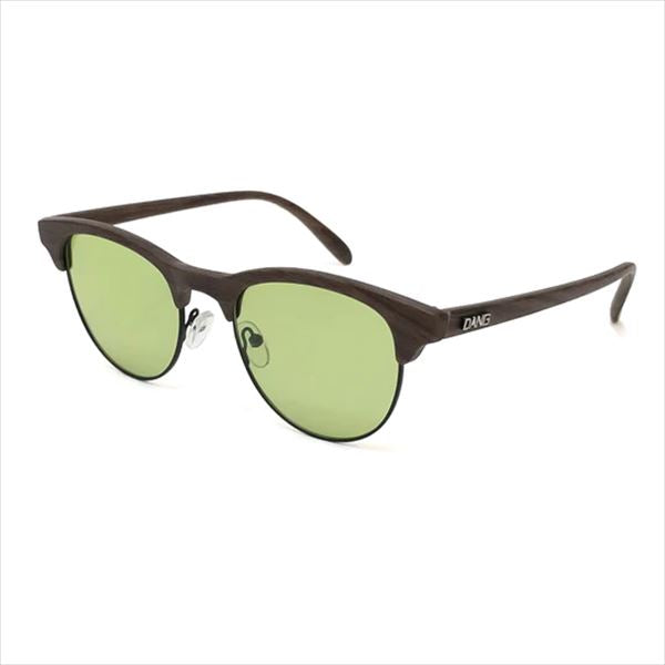 DANG SHADES Dan Shady's Polarized Glasses EASTHAM RP Wood Matte x Light Green Polarized