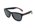 DANG SHADES Polarized Glasses ORIGINAL Black Matte with CHAIN icon x Black Smoke Polarized