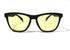 DANG SHADES Polarized Glasses ORIGINAL Black Soft x Light Yellow Night High Contrast Lens