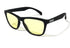 DANG SHADES Polarized Glasses ORIGINAL Black Soft x Light Yellow Night High Contrast Lens