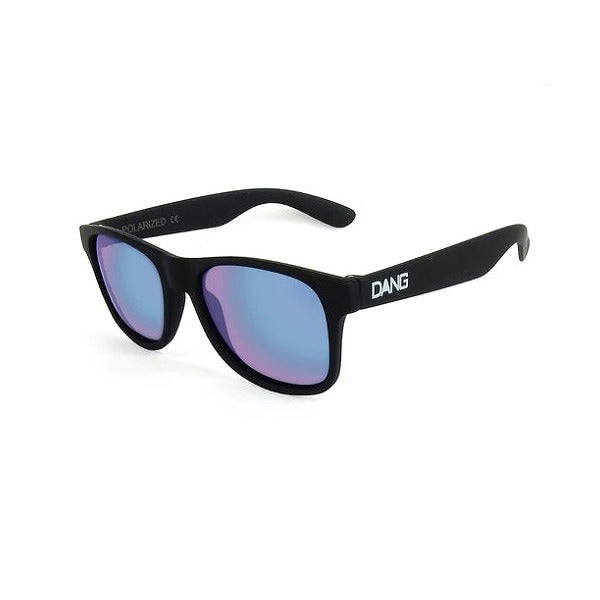 DANG SHADES Polarized Glasses LOCO Black Soft x Marine Blue Mirror Polarized