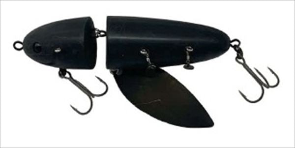 Hide Up Bass Lure Notanota S #74 Matte Black/Black Eye