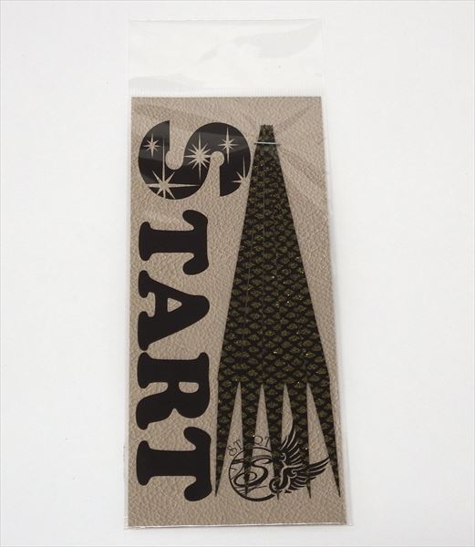 START Silicone Necktie Straight #SN-07 Black Gold Scale