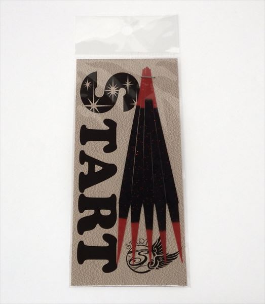 START Silicone Necktie Straight #SN-16 Black/Red