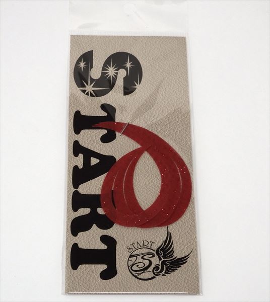 START Silicone Necktie Curly Red Scale