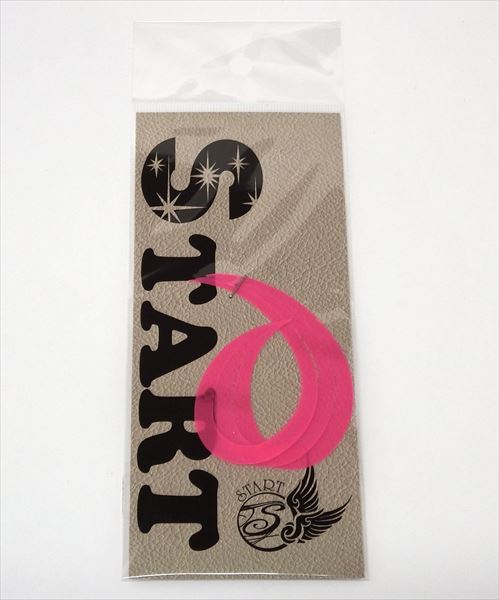 START Silicone Necktie Curly Pink
