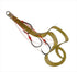 Start Tairaba Replacement Unit Triple Hook Short Curly M #45 Smoke Gold