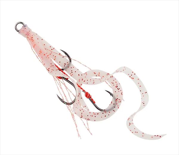 Start Tairaba Replacement Unit Triple Hook Short Curly M #47 Red Glitter Glow