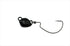 issei jig head makoto root fish ball 3g #1/0 black