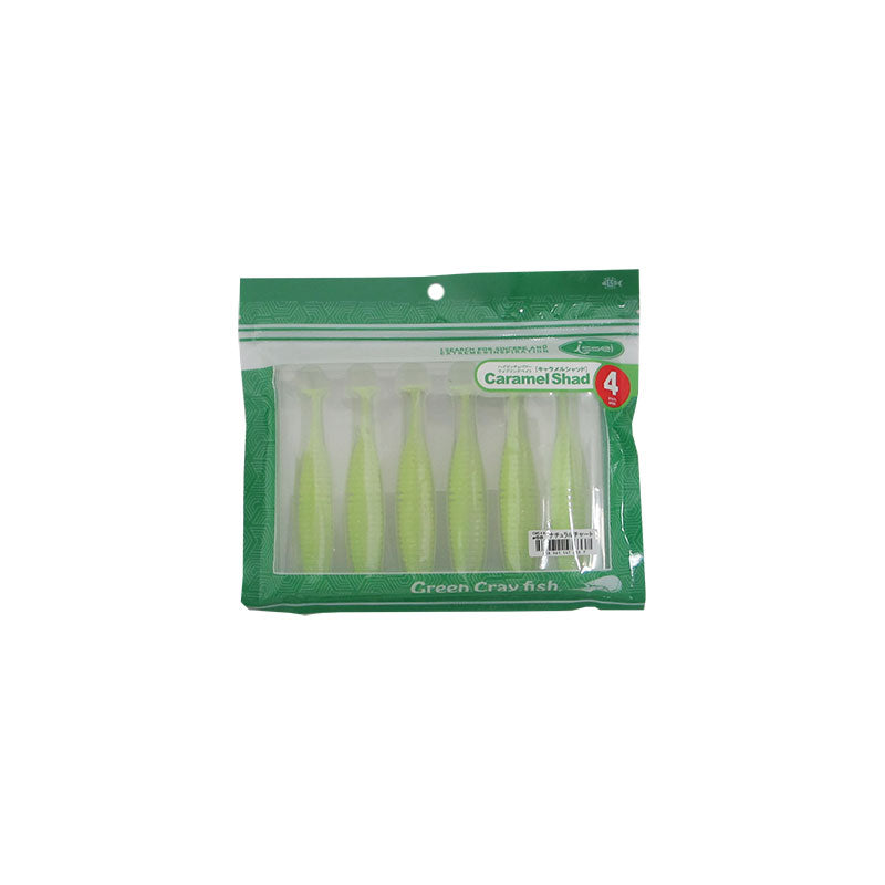 issei Caramel Shad 4 inch #58 Natural Chart