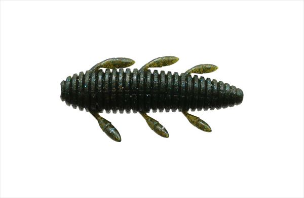 Issei Issey Worm Sinking Bug 3.2 inch #31 Green Pan Blue Flake