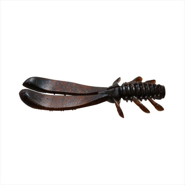 Issei Issey Worm AK Chunk 3.4 inch #65 Dark Pumpkin BLF