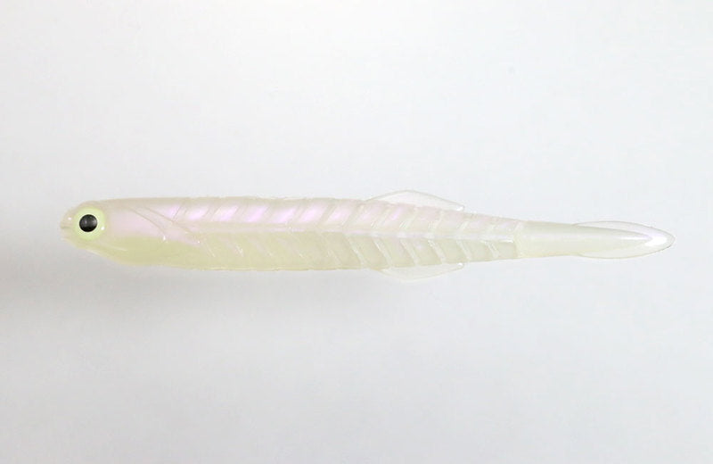 Issei Issei Kaitaro Katakuchi Worm Set Tachiuo 10g #2/0+4.5 inch #052 Pearl Glow