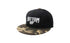 Bottoms Up Flat Cap Camo Black