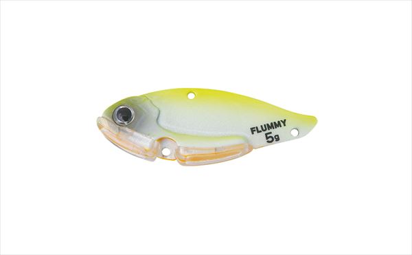 Bottom Up Bass Lure FLUMMY 5g Lime Shad