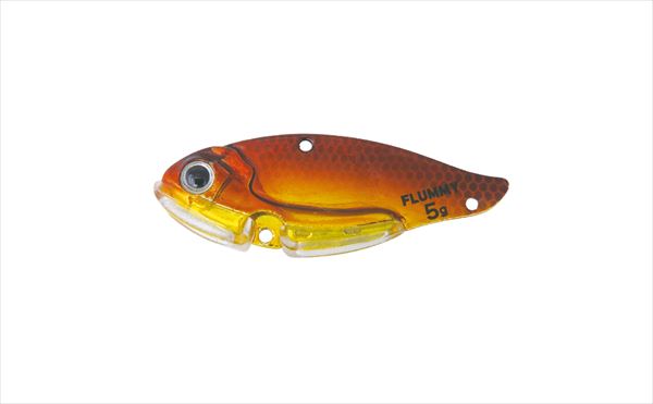 Bottom Up Bass Lure FLUMMY 5g Burning Shad