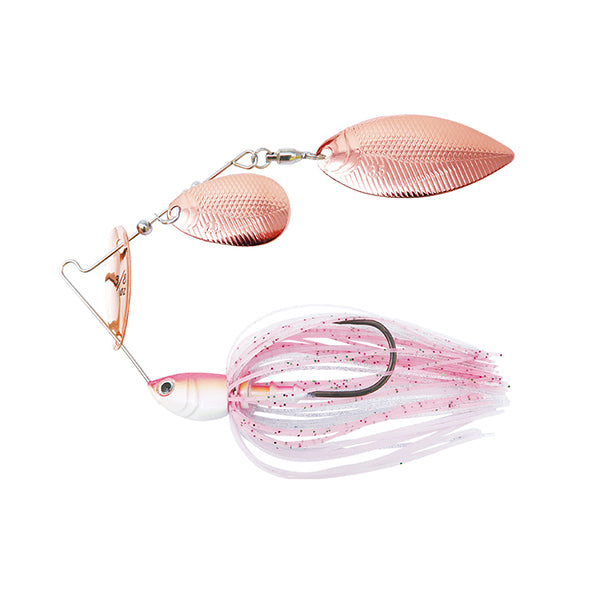 Bottom Up Spinnerbait Buzzbait Beeble 3/8 TW 3/8oz. Cotton Pink