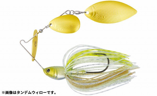 Bottom Up Spinnerbait Buzzbait Beeble 1/2oz Double Willow Shining Chart