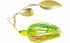 Bottom Up Spinnerbait Buzzbait Beeble FECO 3/8oz. Tandem Willow Lime Chart