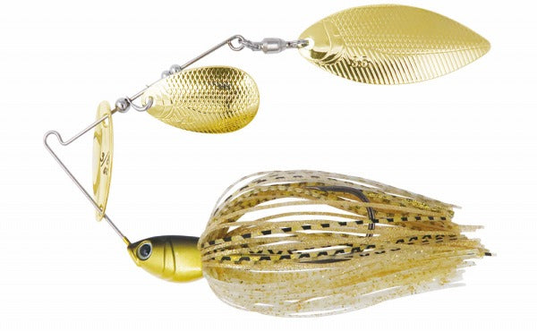 Bottom Up Spinnerbait Buzzbait Beeble FECO 3/8oz. Tandem Willow Golden Shiner
