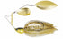 Bottom Up Spinnerbait Buzzbait Beeble FECO 3/8oz. Tandem Willow Golden Shiner