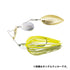 Bottom Up Spinnerbait Buzzbait Beeble FECO 3/8oz. Double Willow White Chart