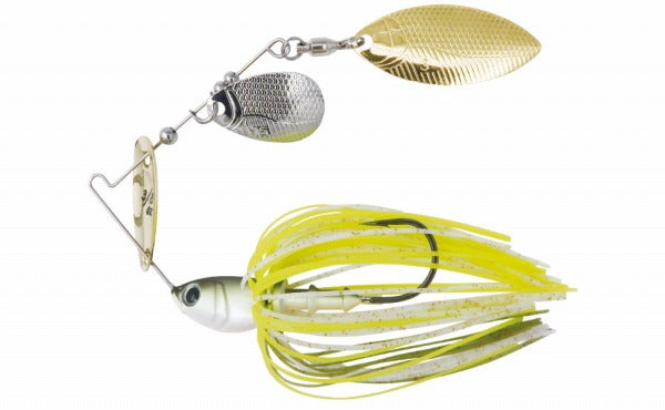 Bottom Up Spinnerbait Buzzbait ChiBeeble 3/8oz. Tandem Willow White Chart