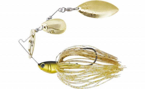 Bottom Up Spinnerbait Buzzbait ChiBeeble 3/8oz. Tandem Willow Golden Shiner