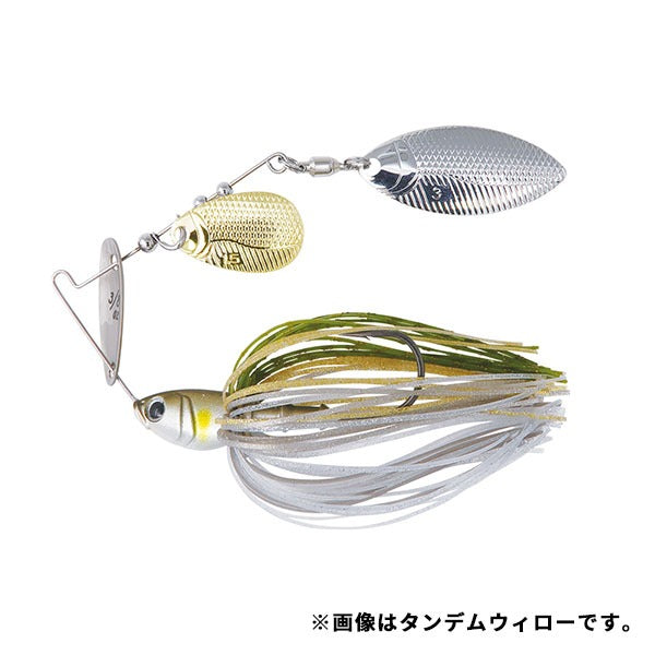 Bottom Up Spinnerbait Buzzbait ChiBeeble 3/8oz. Double Willow Ayu