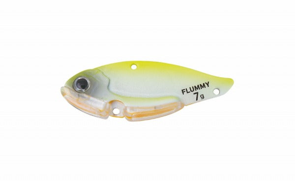 Bottom Up Bass Lure FLUMMY 7.0g Lime Shad
