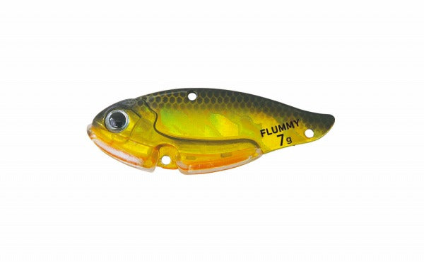 Bottom Up Bass Lure FLUMMY 7.0g Black Gold