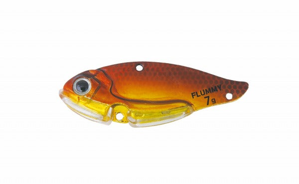 Bottom Up Bass Lure FLUMMY 10.5g Burning Shad