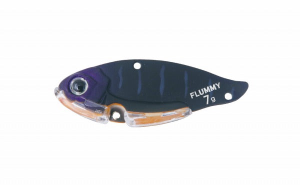 Bottom Up Bass Lure FLUMMY 10.5g Matte Black Tiger