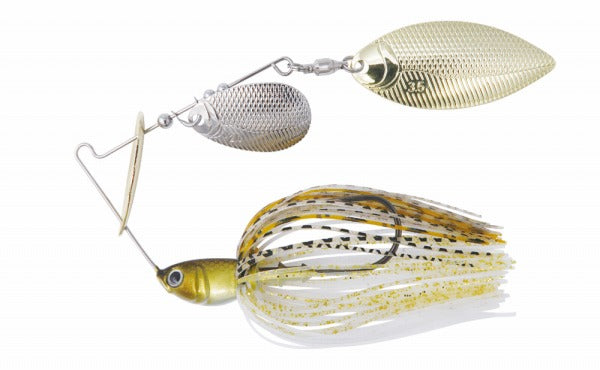 Bottom Up Spinnerbait Buzzbait Beeble 3/8oz Tandem Willow Champagne Shad