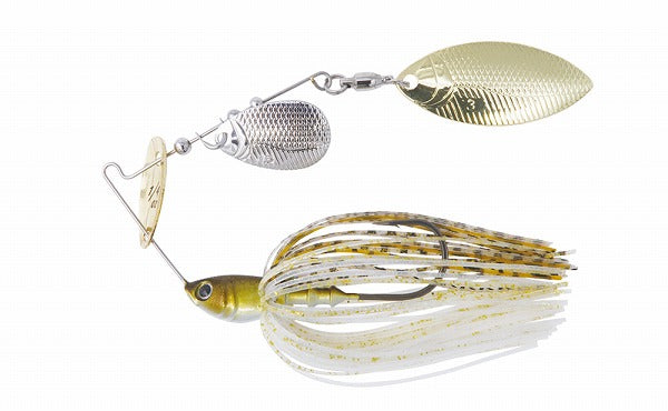 Bottom Up Spinnerbait Chibi Bull 1/4oz TW Champagne Shad