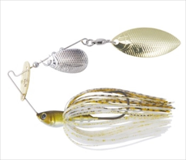 Bottom Up Spinnerbait Buzzbait Chibi Bull 3/8 TW Champagne Shad