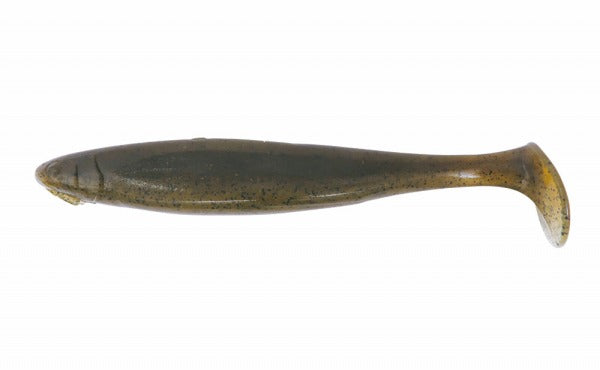 Bottom Up Worm Varap Swimmer 5.5 inch Green Pumpkin Pepper 2