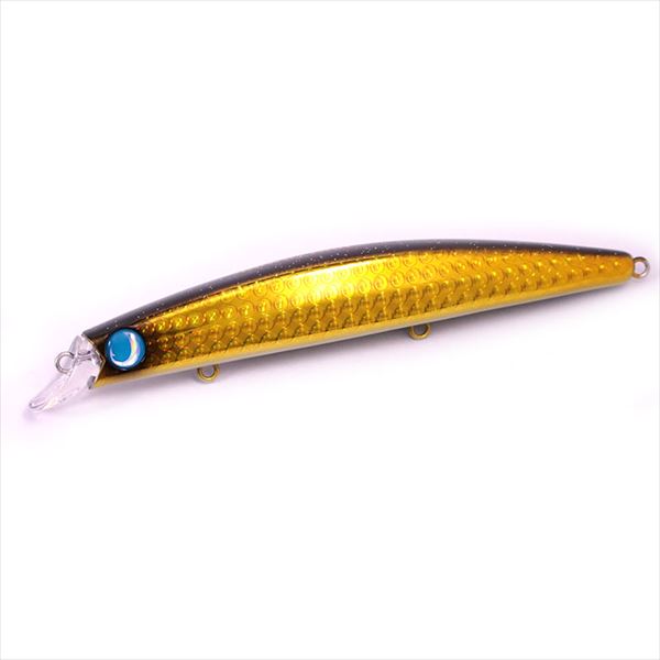 Jumprise Seabass Lure Rowdy 130F Premium Color #UOYA5 BKGD Glowberry