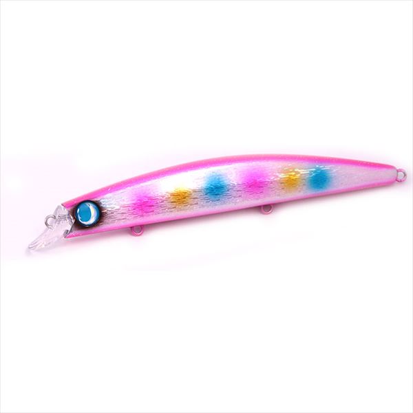 Jumprise Seabass Lure Rowdy 130F Premium Color #UOYA8 WPK Rainbow